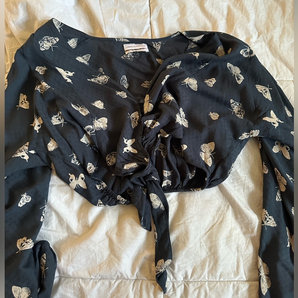 Urban Outfitters Tie Crop Top